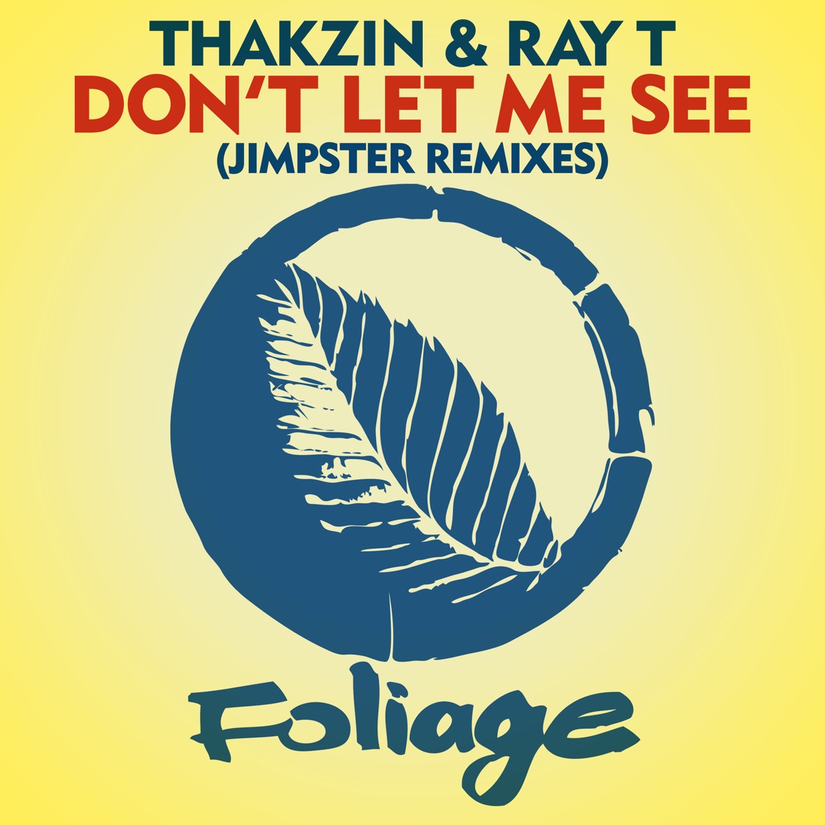 Don’t Let Me See (Jimpster Remixes) - Single by Thakzin, Ray T & Jimpster album cover