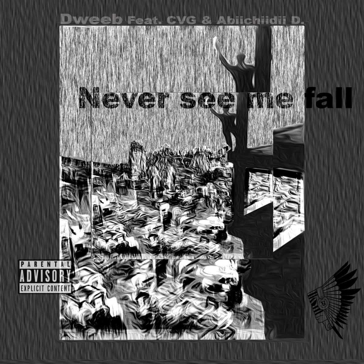 Never See Me Fall (feat. CVG & Abiichiidii D) - Single by Dweeb album cover