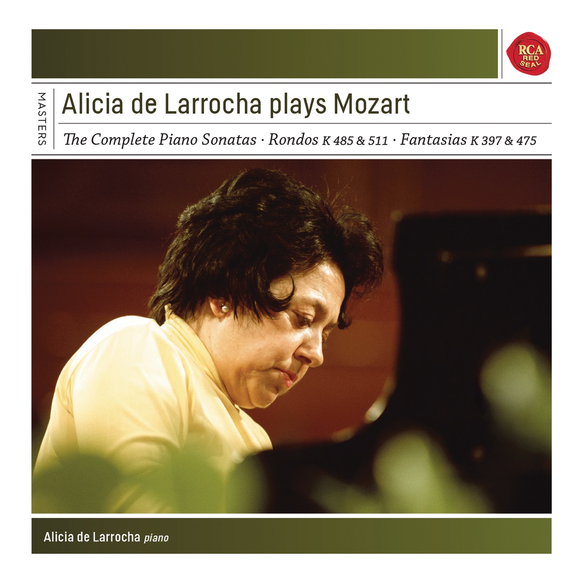 Mozart: Piano Sonatas, Fantasias and Rondos by Alicia de Larrocha album cover