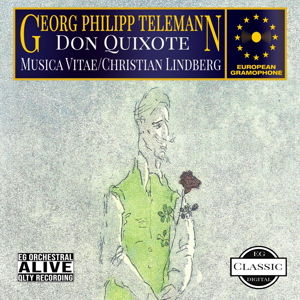 Telemann: Don Quixote by Christian Lindberg, Musica Vitae & Georg Philipp Telemann album cover