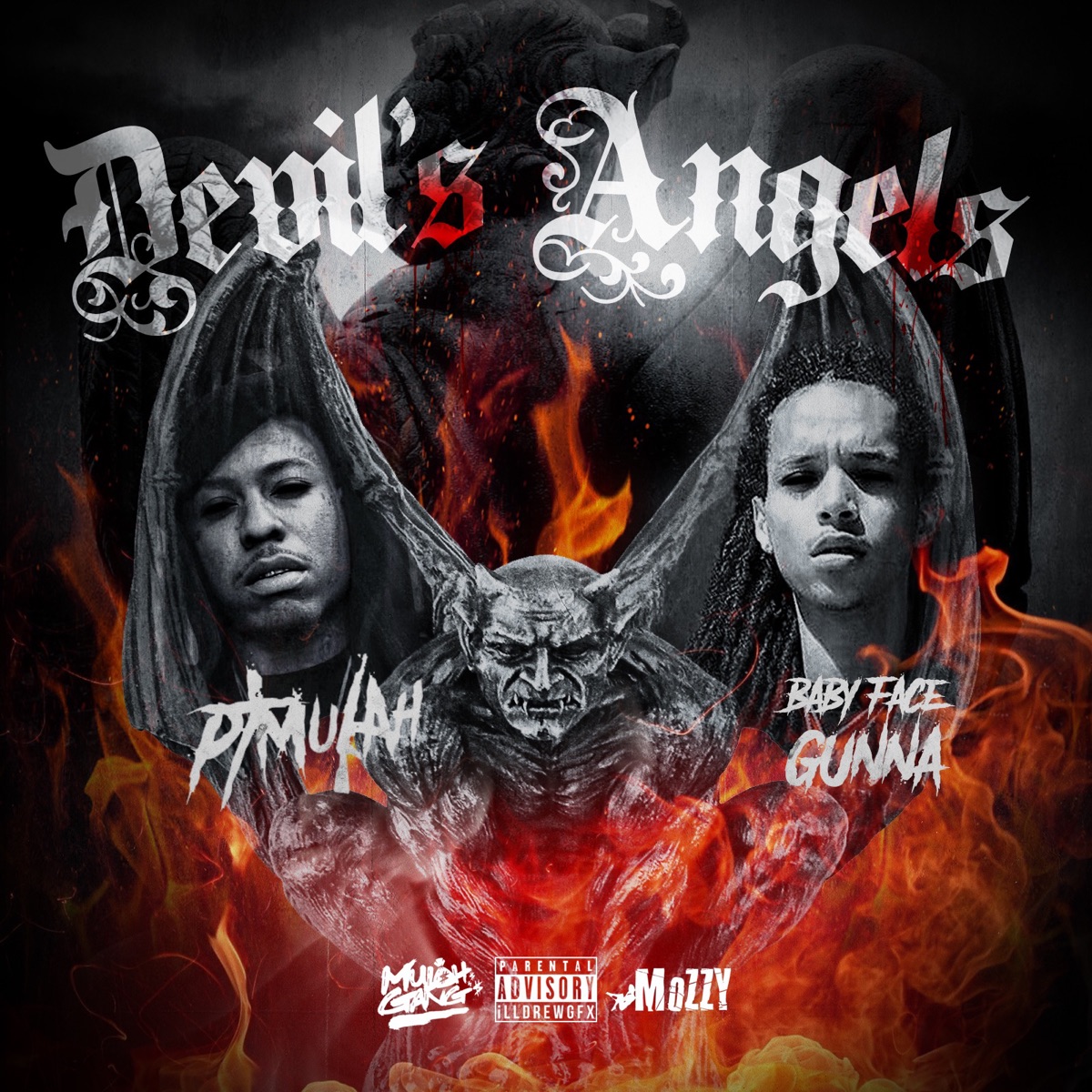 Devil's Angels - EP by P.T. Mulah & BabyFace Gunna album cover