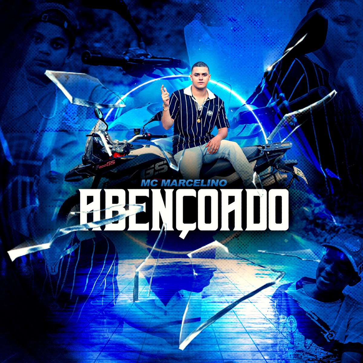 Abençoado - Single by MC Marcelino album cover