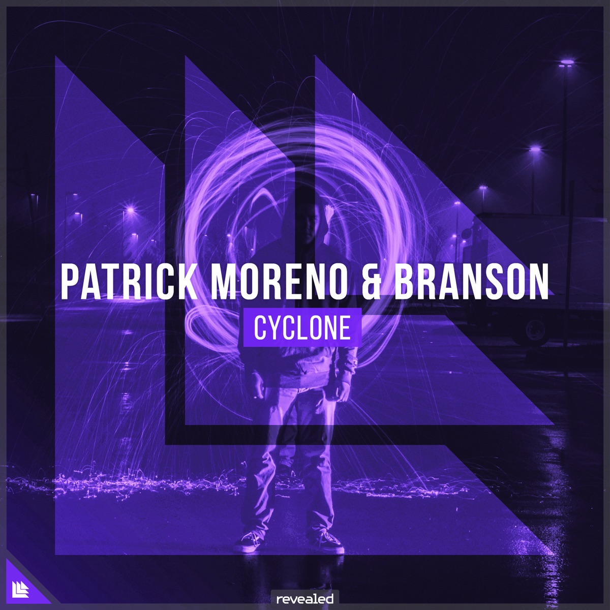 Cyclone - Single by Patrick Moreno, Branson & Revealed Recordings album cover