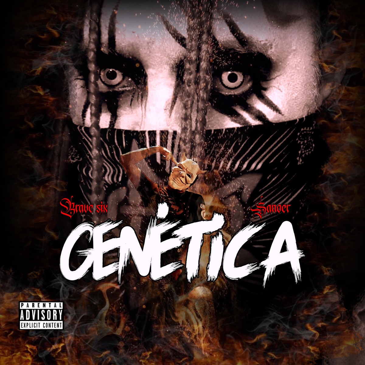 Genetica (feat. Sanoer) - Single by Brave Six album cover