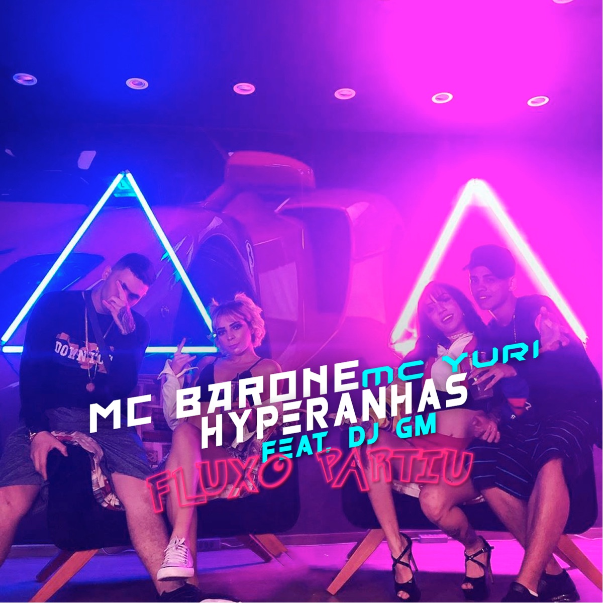 Fluxo Partiu (feat. Love Funk) - Single by Mc Barone, MC Yuri & Hyperanhas album cover