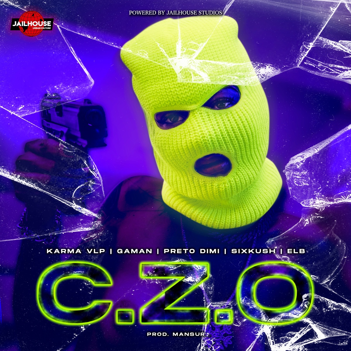 C. Z. O - Single by Karma VLP, Gaman, Preto Dimi, SixKush, Elb & Jailhouse album cover