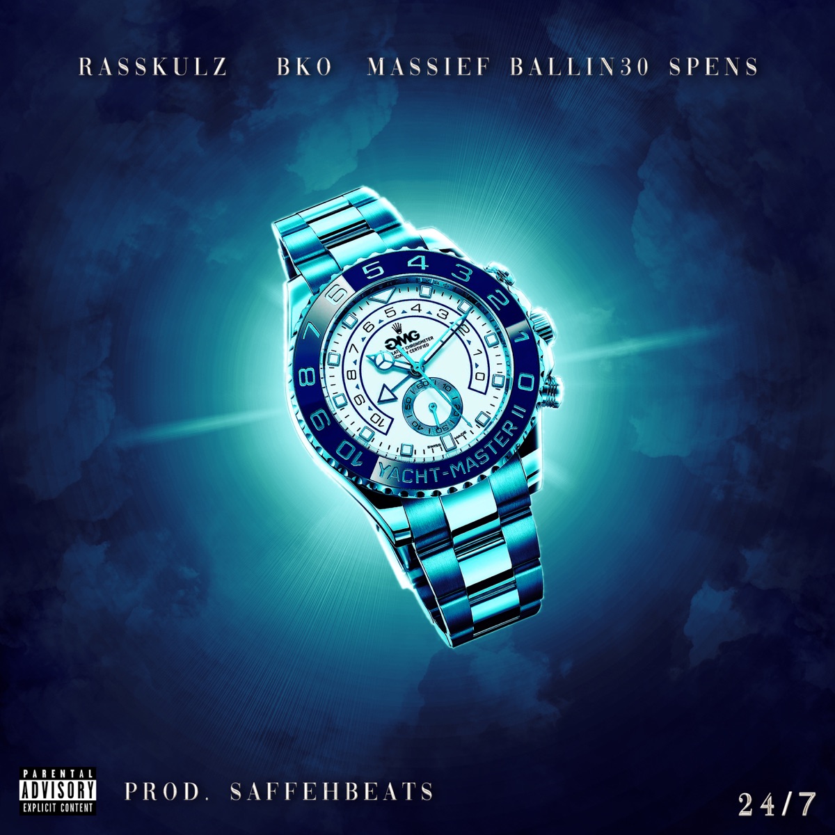 24/7 Remix (feat. Massief, Spens & Ballin30) - Single by Bko, Rasskulz & Saffeh album cover