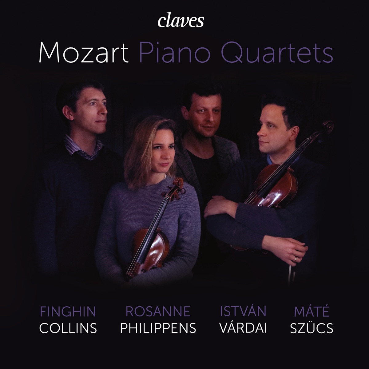 Mozart: Piano Quartets by Finghin Collins, Rosanne Philippens, Máté Szűcs & István Várdai album cover