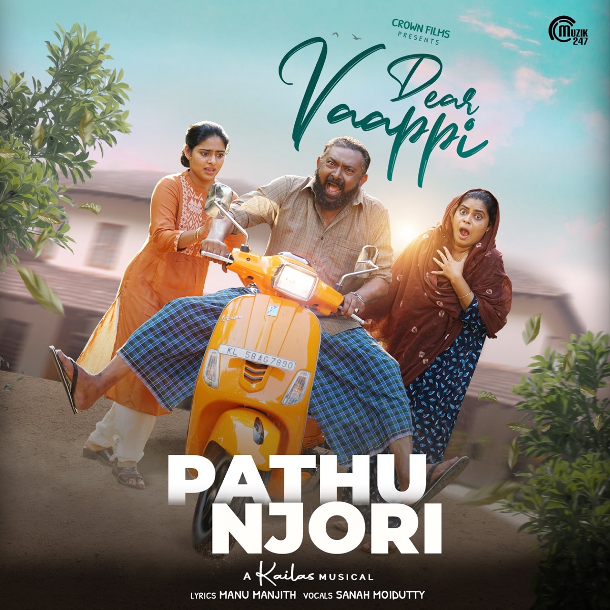 Pathu Njori (From "Dear Vaappi") - Single by Manu Manjith, Sanah Moidutty & Kailas album cover