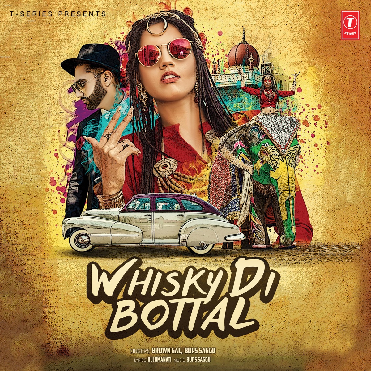 Whisky Di Bottal - Single by Brown Gal & Bups Saggu album cover