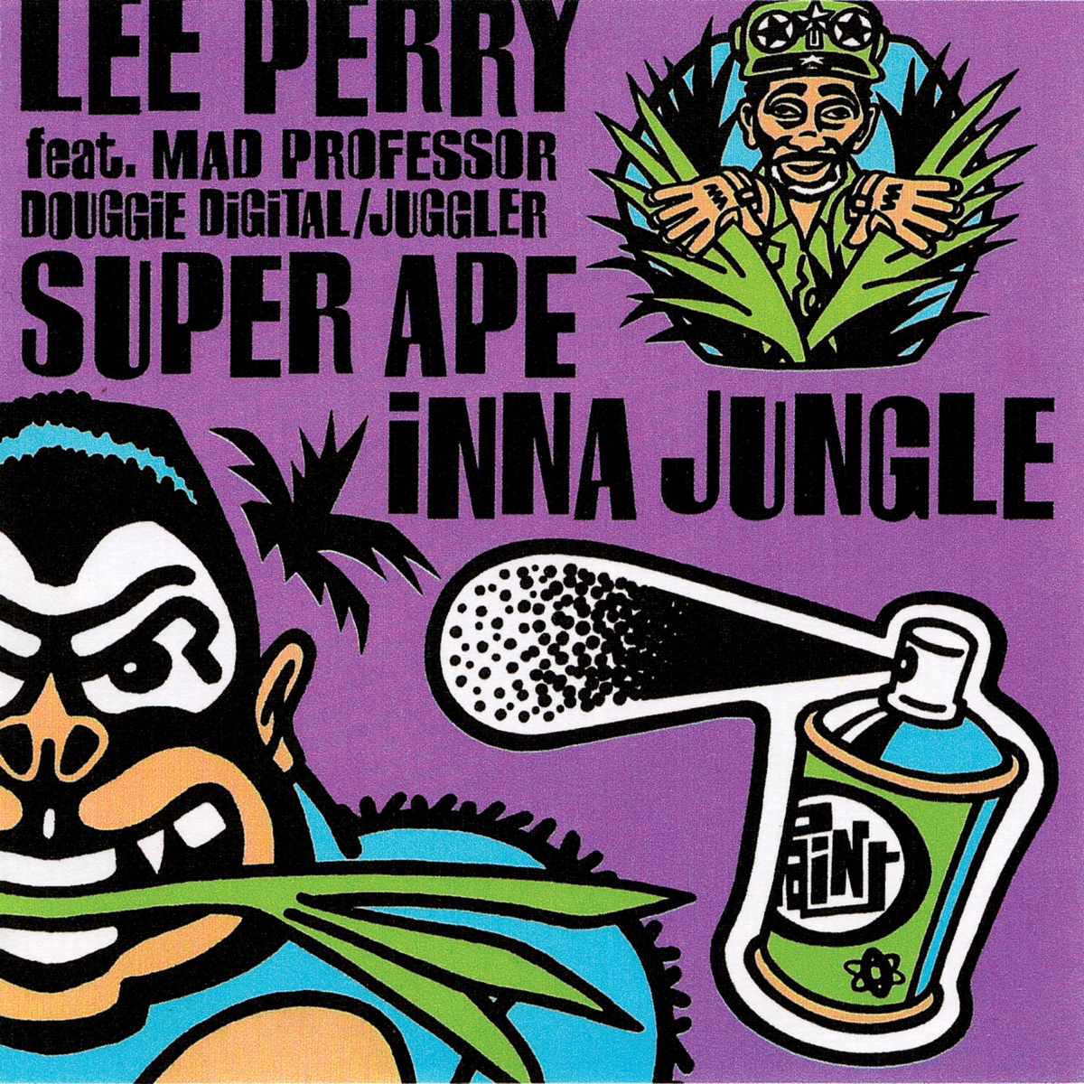 Super Ape Inna Jungle by Lee "Scratch" Perry & Mad Professor album cover