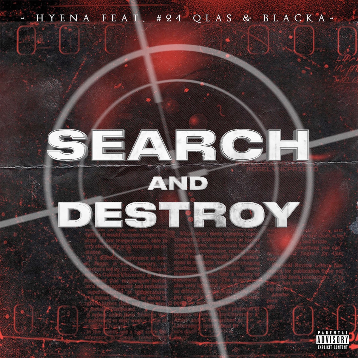 Search & Destroy (feat. blacka & Qlas) - Single by Hyena album cover