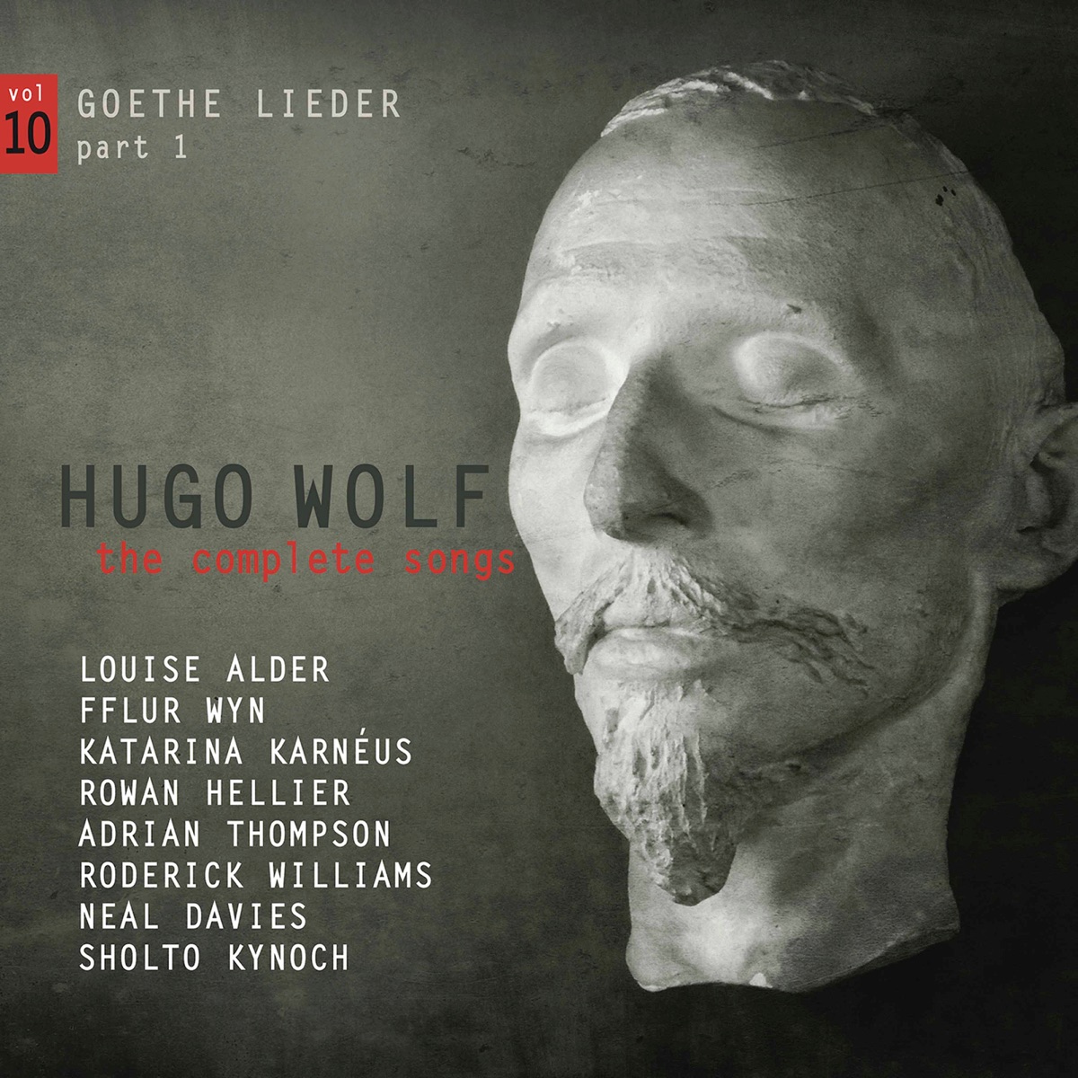 Wolf: The Complete Songs, Vol. 10 – Goethe Lieder, Pt. 1 by Sholto Kynoch album cover
