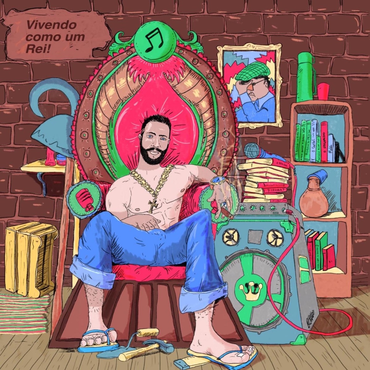 Vivendo Como um Rei - EP by Gnomo4D album cover