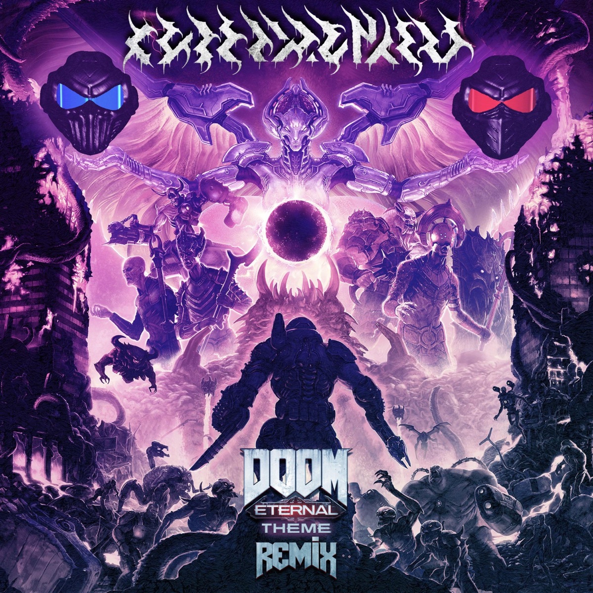 Doom Eternal - Single by Cyberpunkers album cover