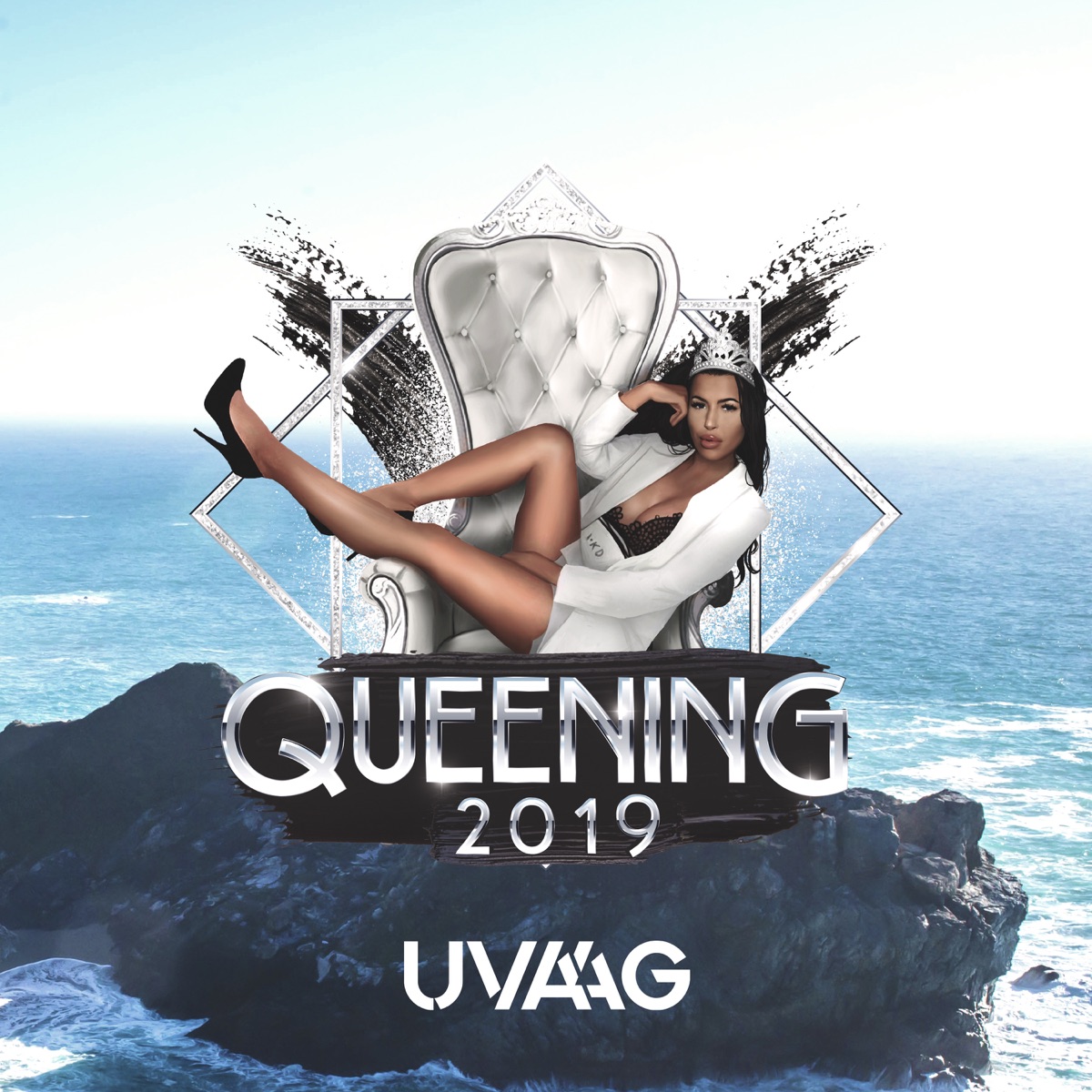 Queening 2019 - Single by Uvaag & Melina Johnsen album cover