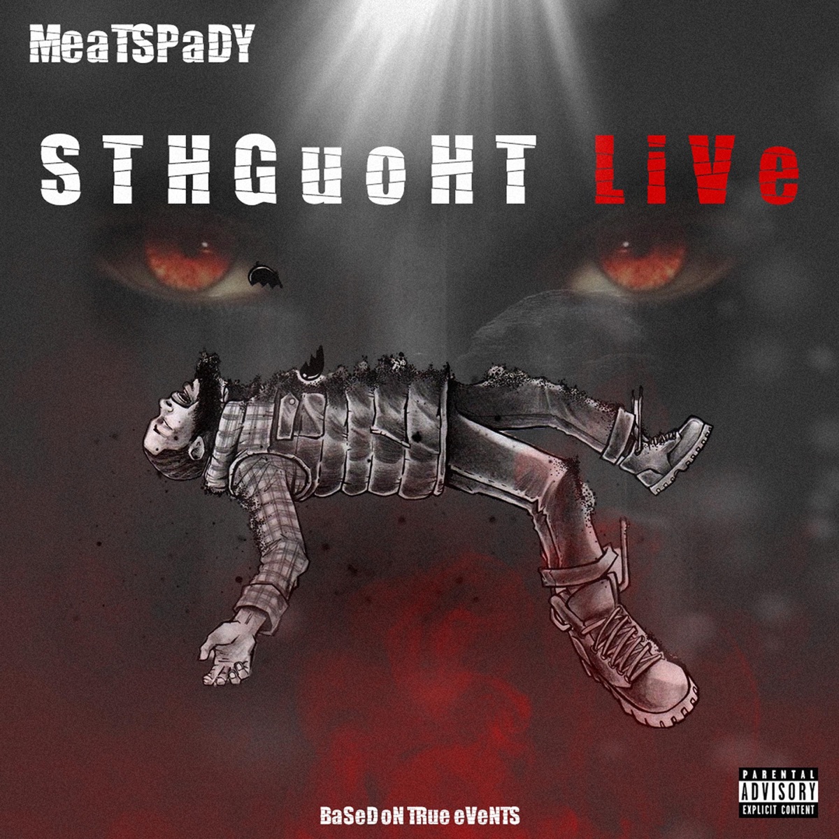 Sthguoht Live by MeatSpady album cover