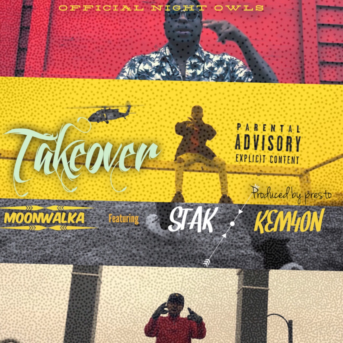 Takeover (feat. Sta-k & Kem4on) - Single by MoonWalka album cover