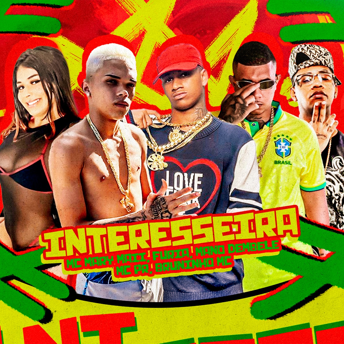 Interesseira - Single by Mano Dembele, MC PR & Mc Mary Maii album cover