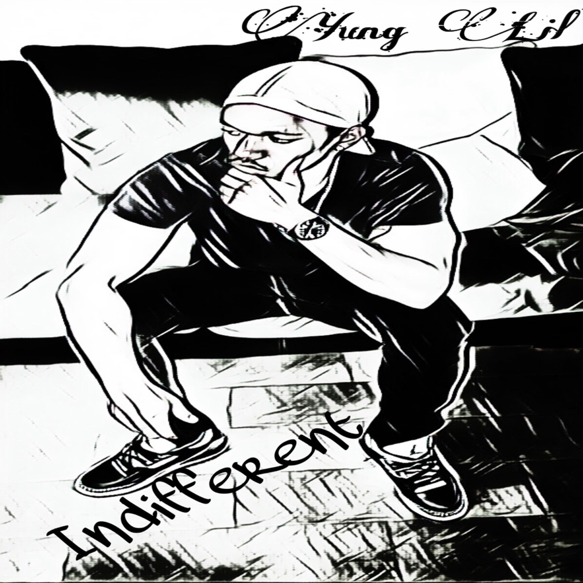 Indifferent by Yung Lil album cover