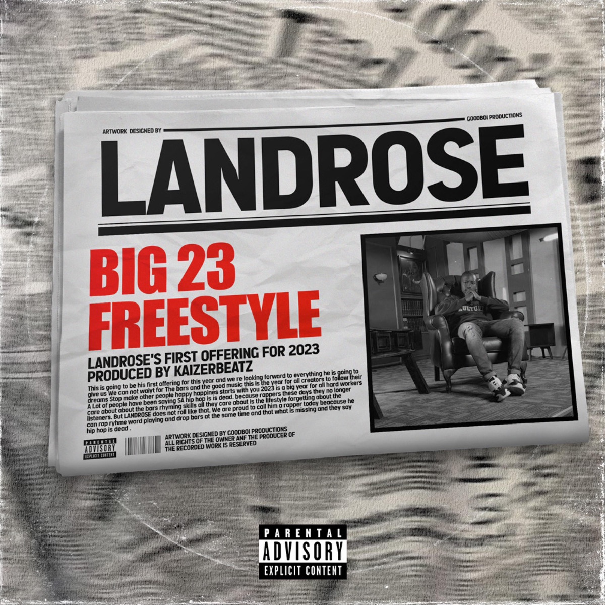 Big 23 Freestyle - Single by Landrose album cover