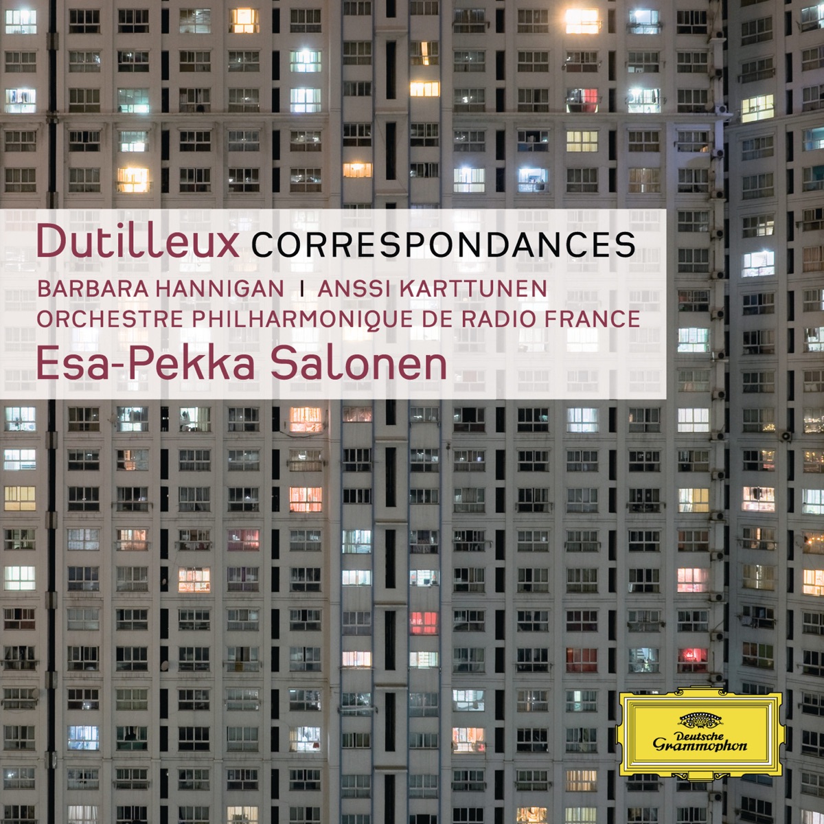 Dutilleux: Correspondances by Barbara Hannigan, Anssi Karttunen, Orchestre Philharmonique de Radio France & Esa-Pekka Salonen album cover