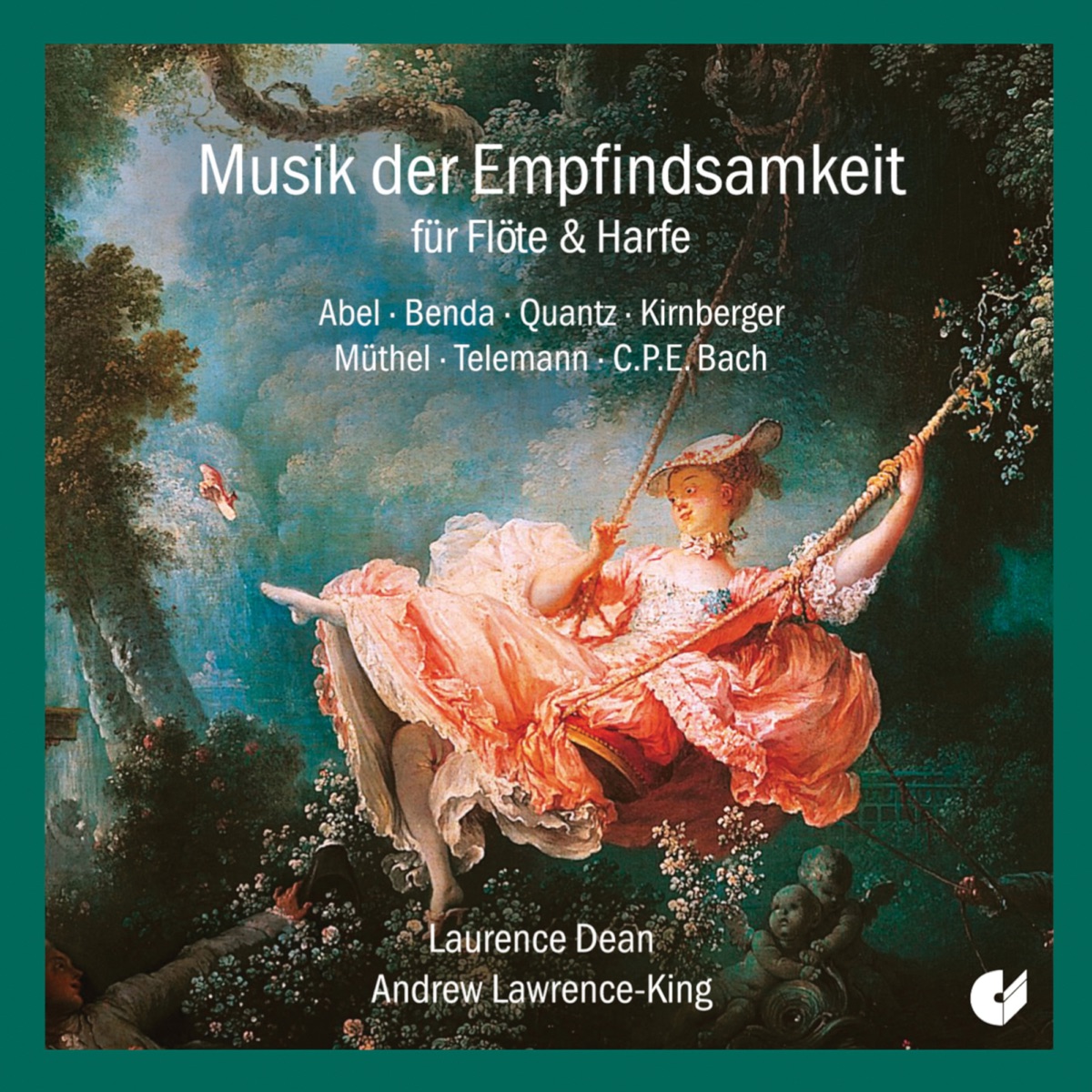 Music of the Sensitive Style for Flute & Harp by Laurence Dean & Andrew Lawrence-King album cover