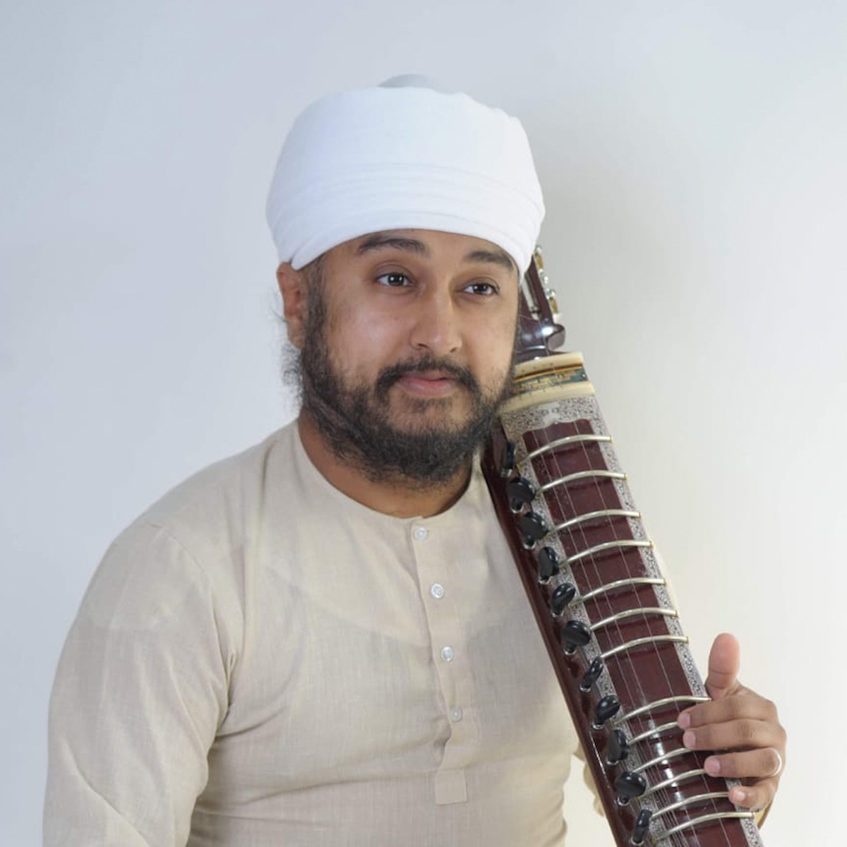Satguru Nanak Pragatiya - EP by Gurbaksh Singh Matharu & Talvin Singh album cover