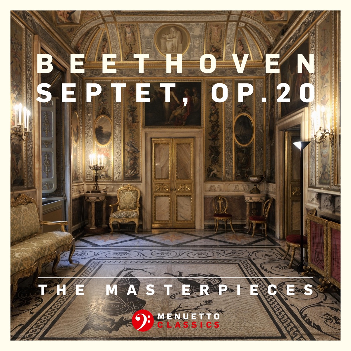 The Masterpieces - Beethoven: Septet in E-Flat Major, Op. 20 by Stuttgart Philharmonic Septet album cover