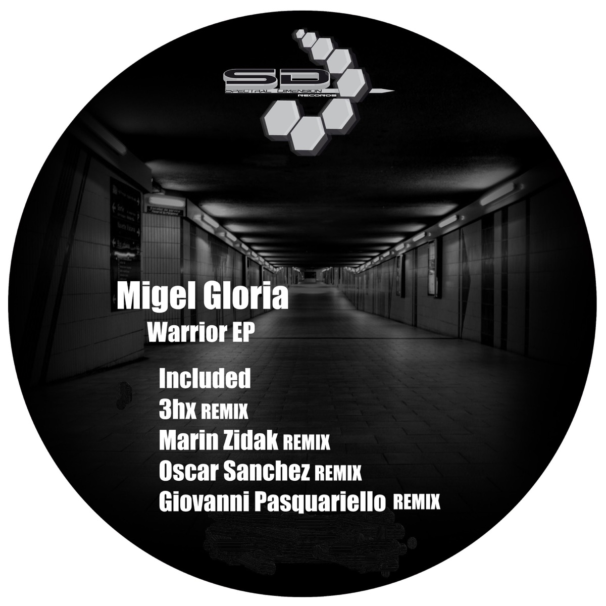 Warrior (Migel Gloria Meets 3hx, Marin Zidak, Oscar Sanchez & Giovanni Pasquariello) [Remixes] by Migel Gloria, 3hx, Marin Zidak, Óscar Sánchez & Giovanni Pasquariello album cover