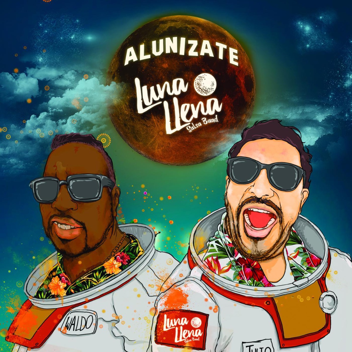 Alunízate - Single by Luna Llena Salsa Band album cover