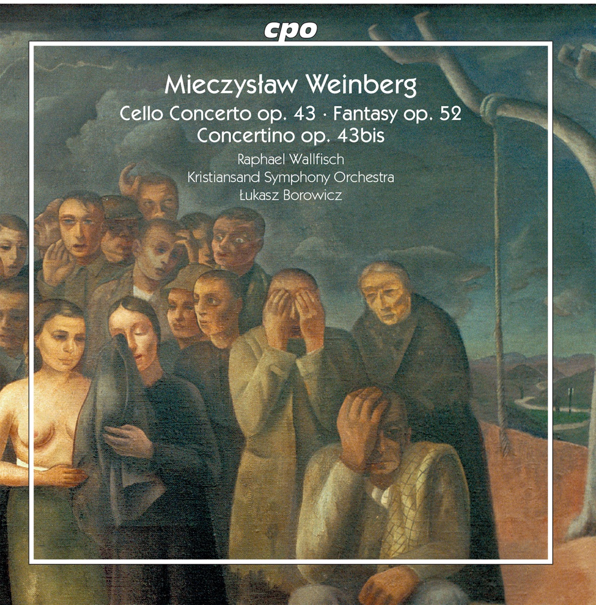 Weinberg: Works for Cello & Orchestra by Raphael Wallfisch, Kristiansand Symphony Orchestra & Łukasz Borowicz album cover
