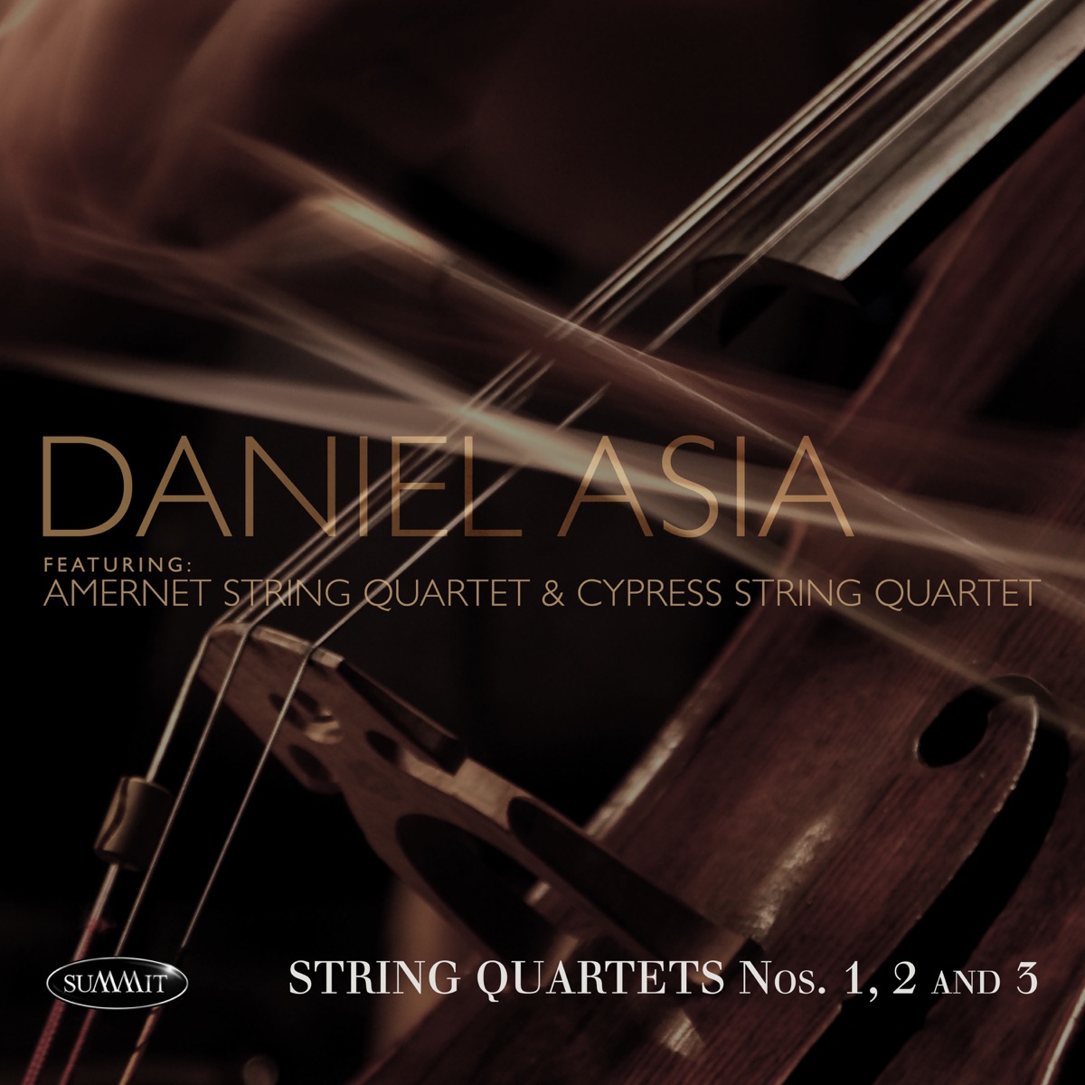 Daniel Asia: String Quartets Nos. 1, 2 and 3 by Amernet String Quartet & Cypress String Quartet album cover
