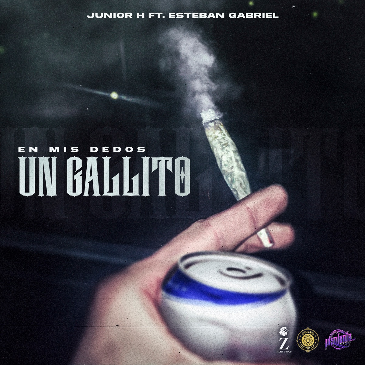 En Mis Dedos un Gallito (feat. Esteban Gabriel) - Single by Junior H album cover artwork