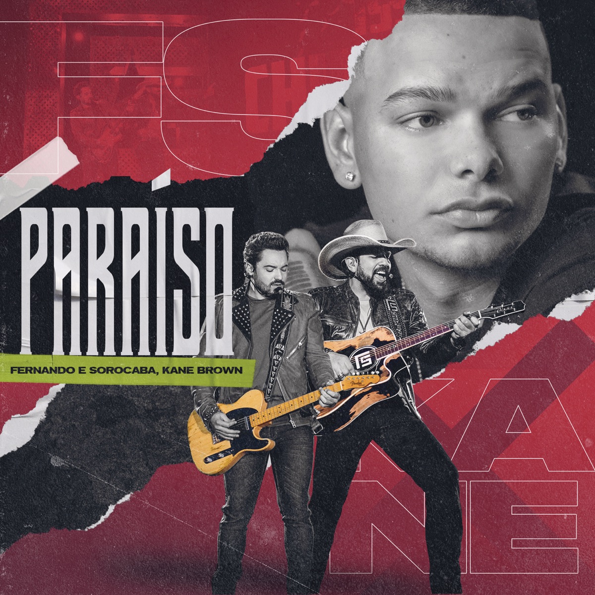 Paraíso (Heaven) [Ao Vivo] - Single by Fernando & Sorocaba & Kane Brown album cover