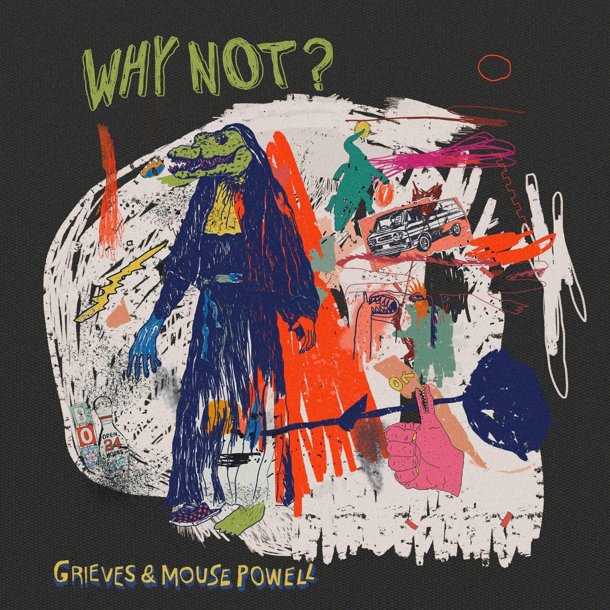 WHY NOT? - EP by Grieves & Mouse Powell album cover