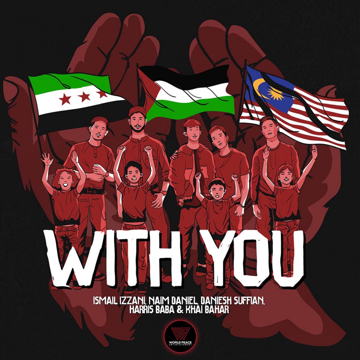 With You - Single by Ismail Izzani, Naim Daniel, Khai Bahar & Daniesh Suffian album cover