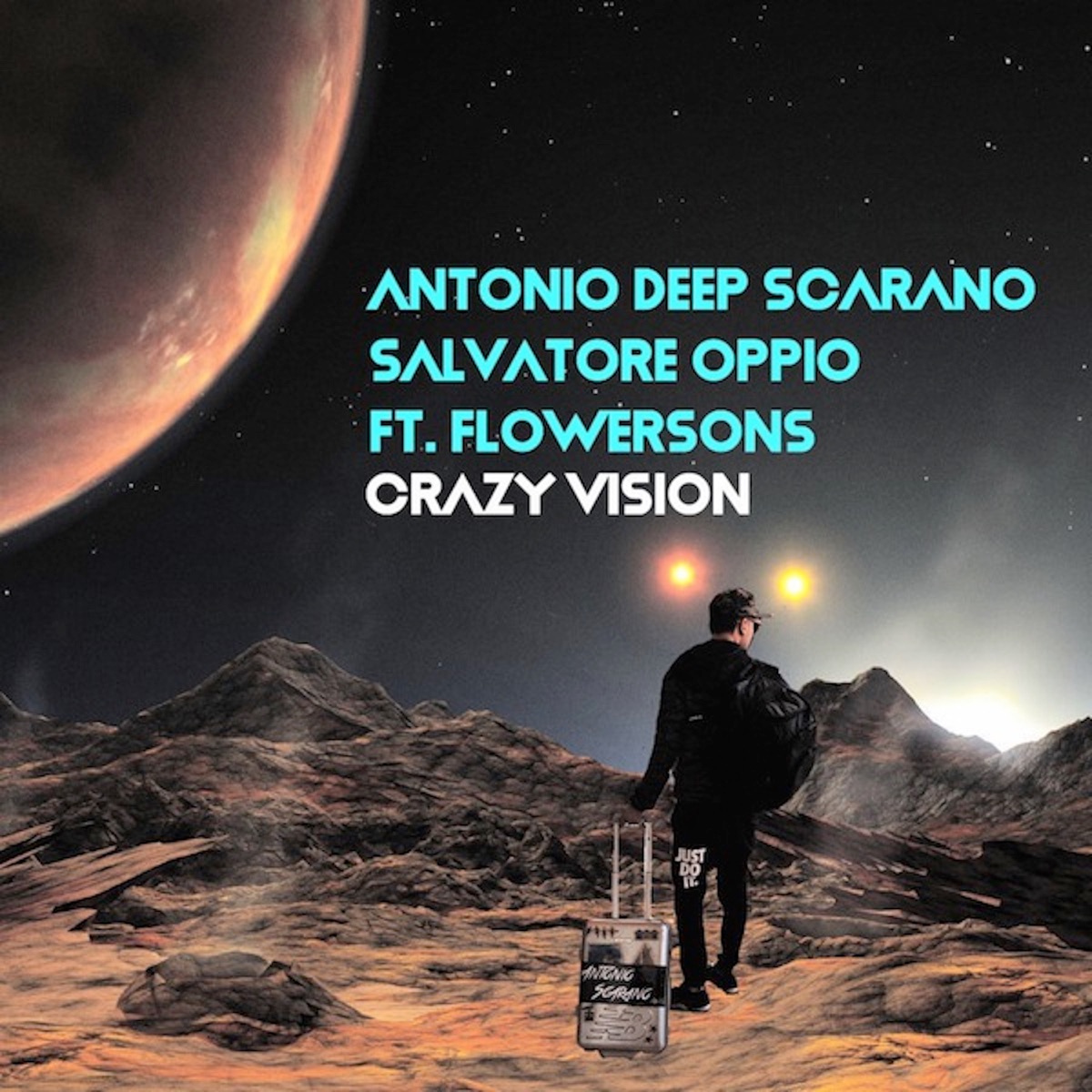 Crazy Vision (feat. Flowersons) - Single by Antonio Deep Scarano & Salvatore Oppio album cover