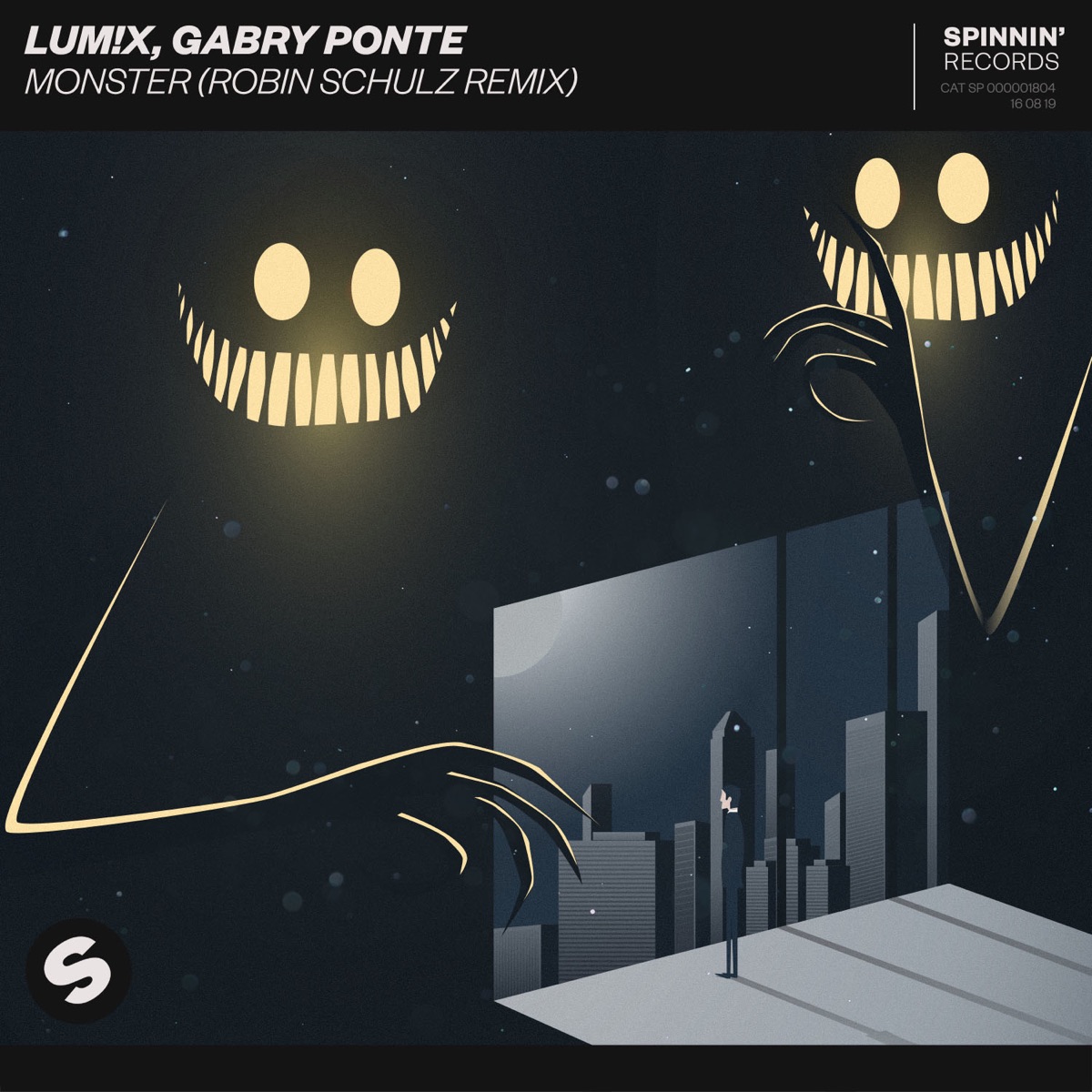 Monster (Robin Schulz Remix) - Single by LUM!X & Gabry Ponte album cover