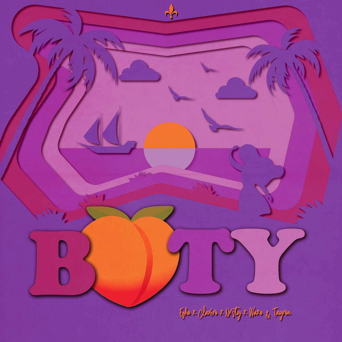 Booty (feat. Clavero, Egho, Waxo, Tyron & Nv$ty) - Single by Reyesantos album cover