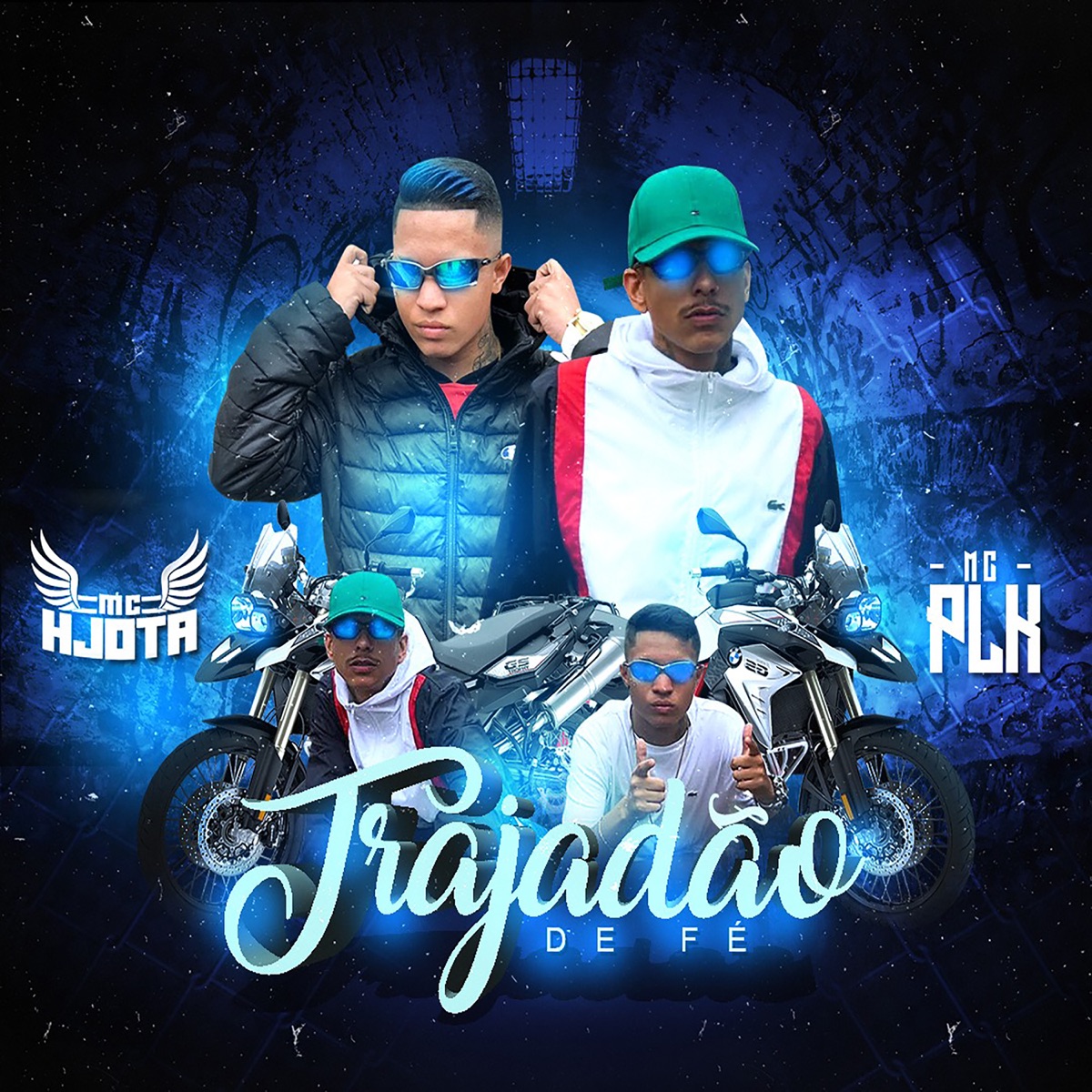 Trajadão de Fé - Single by Mc Hjota & Mc PLK album cover