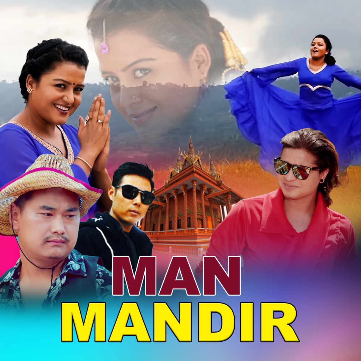 Man Mandir - Single by Roban Magar, Karna Thapa Magar & Anil Bista Pyuthani album cover