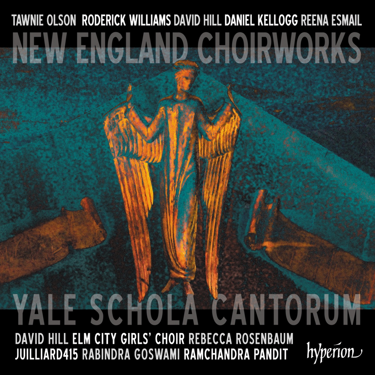 New England Choirworks by David Hill & Yale Schola Cantorum album cover