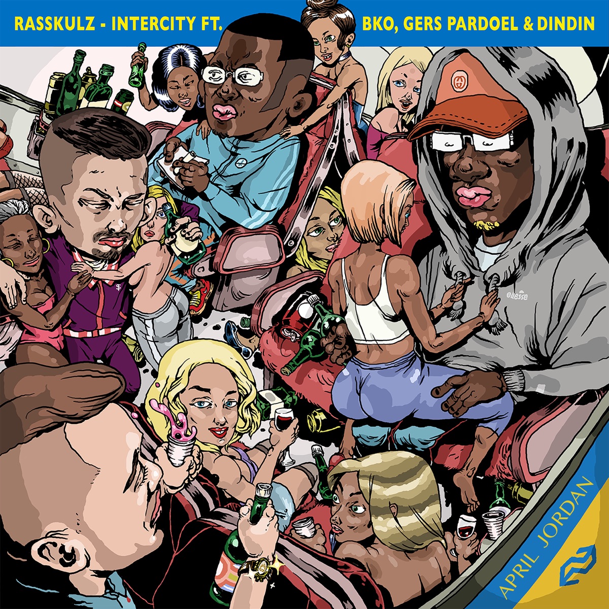 Intercity (feat. Bko, Gers Pardoel, Din Din & April Jordan) - Single by Rasskulz album cover