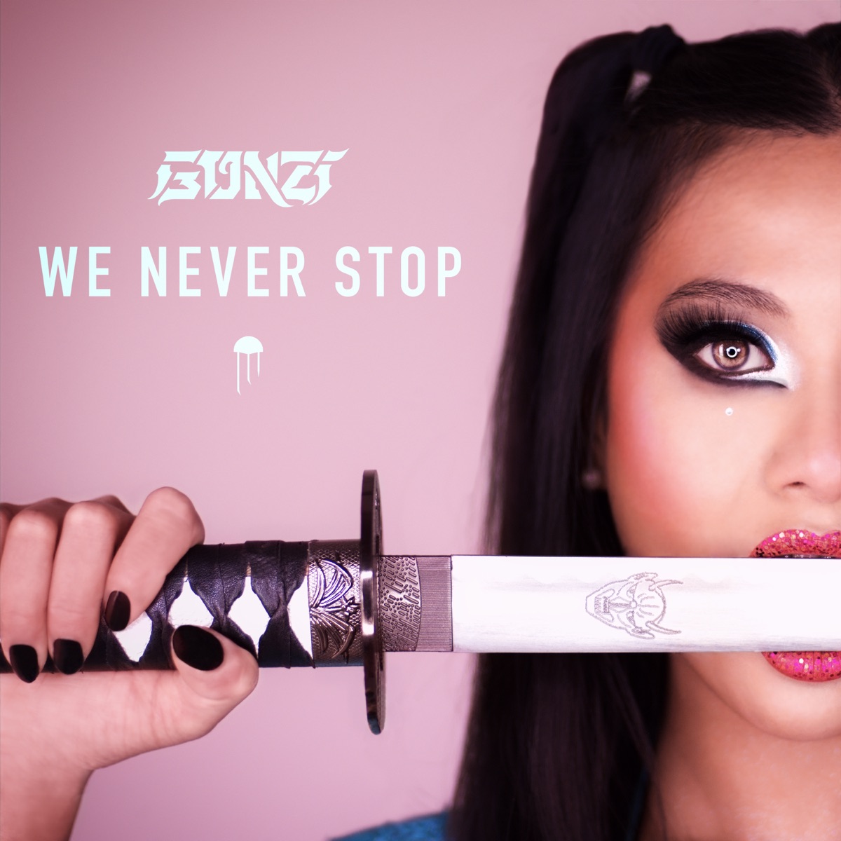 We Never Stop - Single by Gonzi album cover