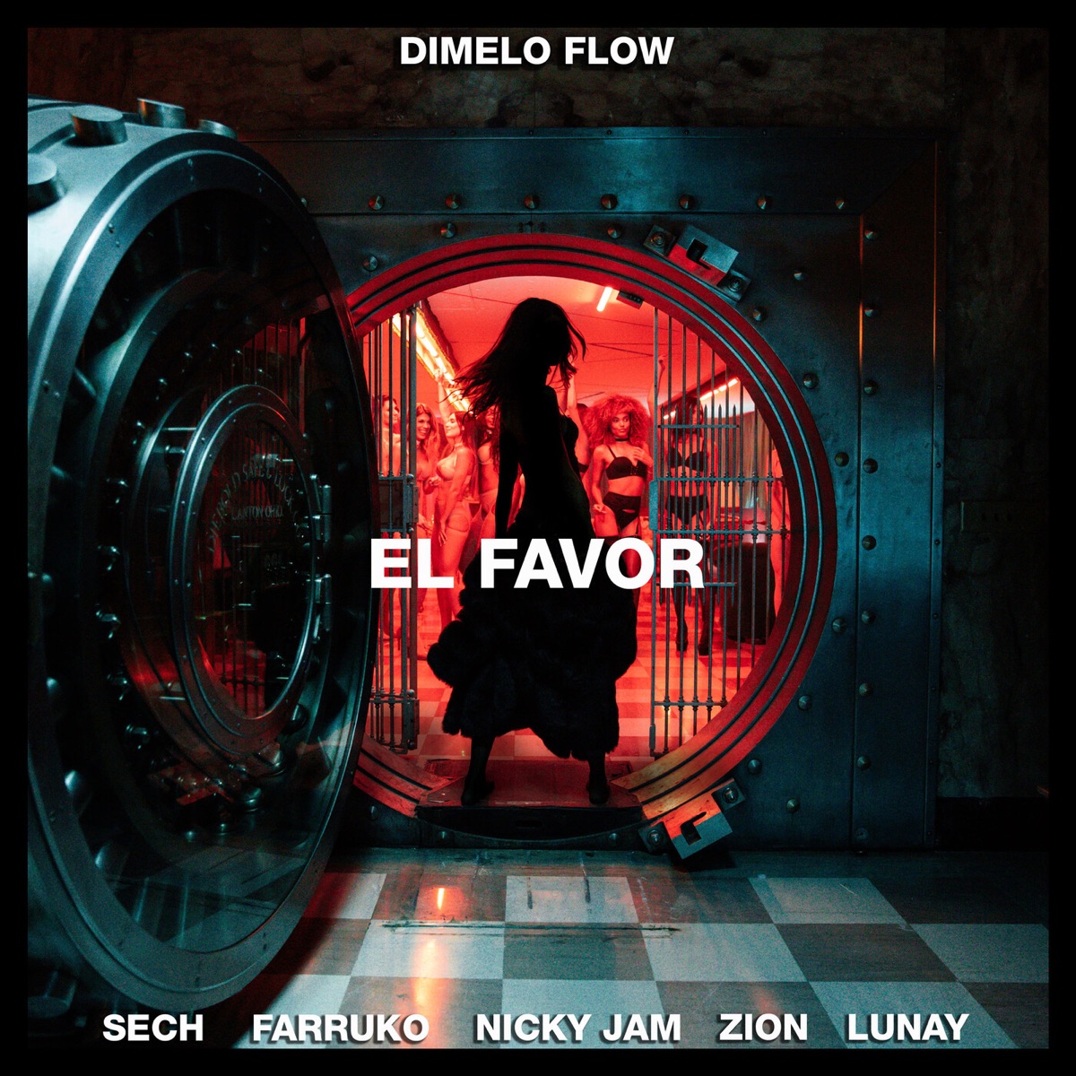 El Favor (feat. Farruko, Zion & Lunay) - Single by Dímelo Flow, Nicky Jam & Sech album cover