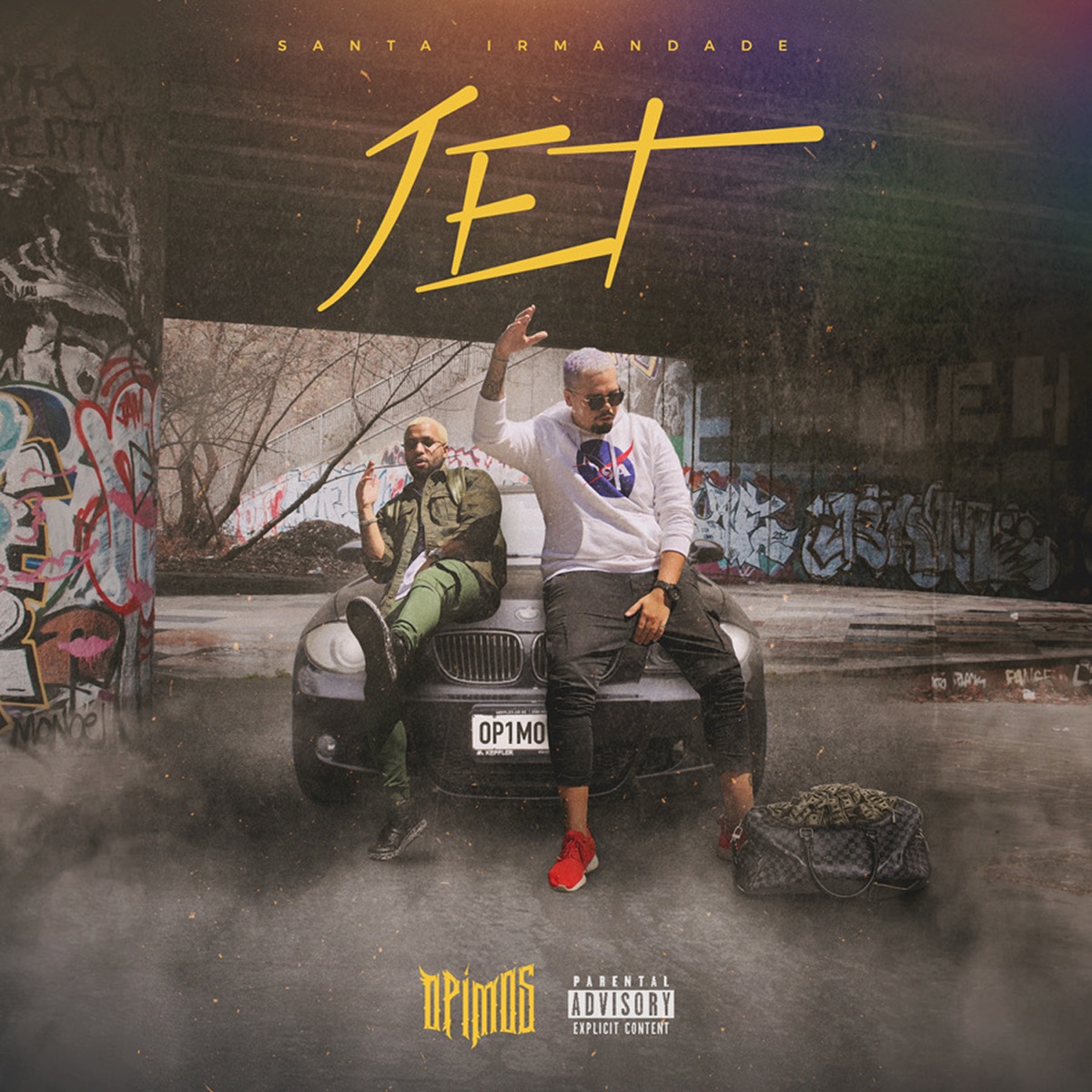 Jet - Single by Opimos & Santa Irmandade album cover
