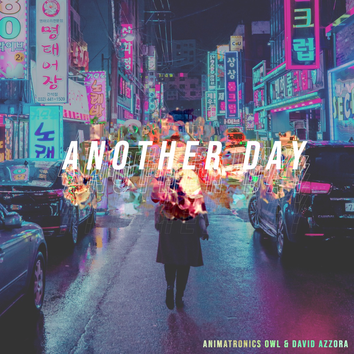 Another Day (feat. David Azzora) - Single by Animatronics : Owl & David Azzora album cover