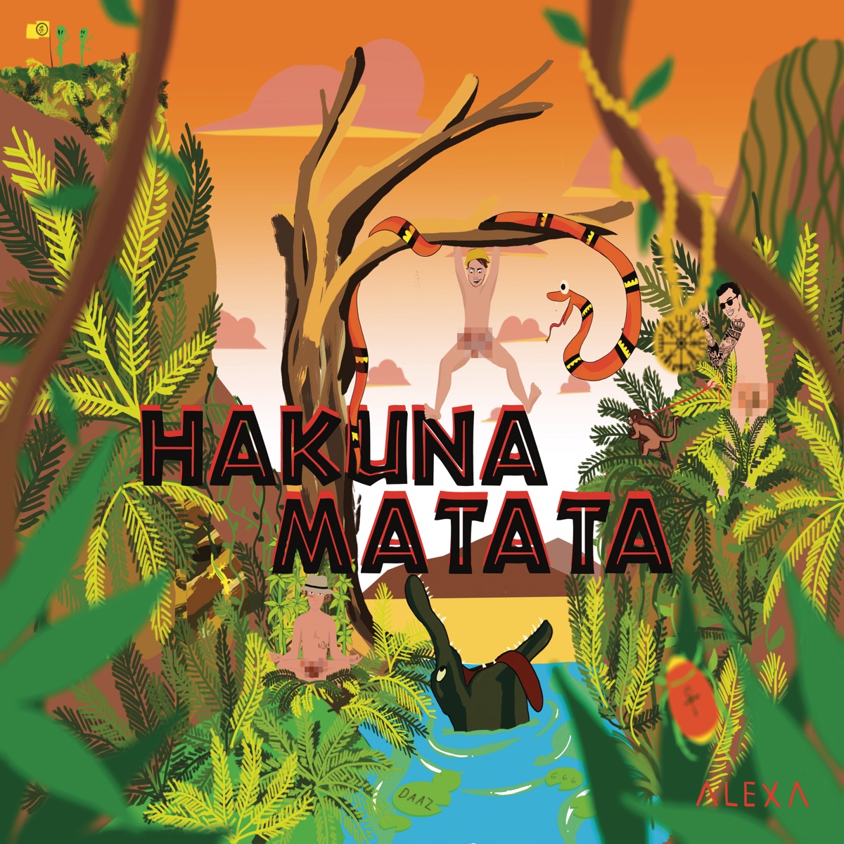 HAKUNA MATATA - Single by DAAZ, Homie Valdes & Fano album cover