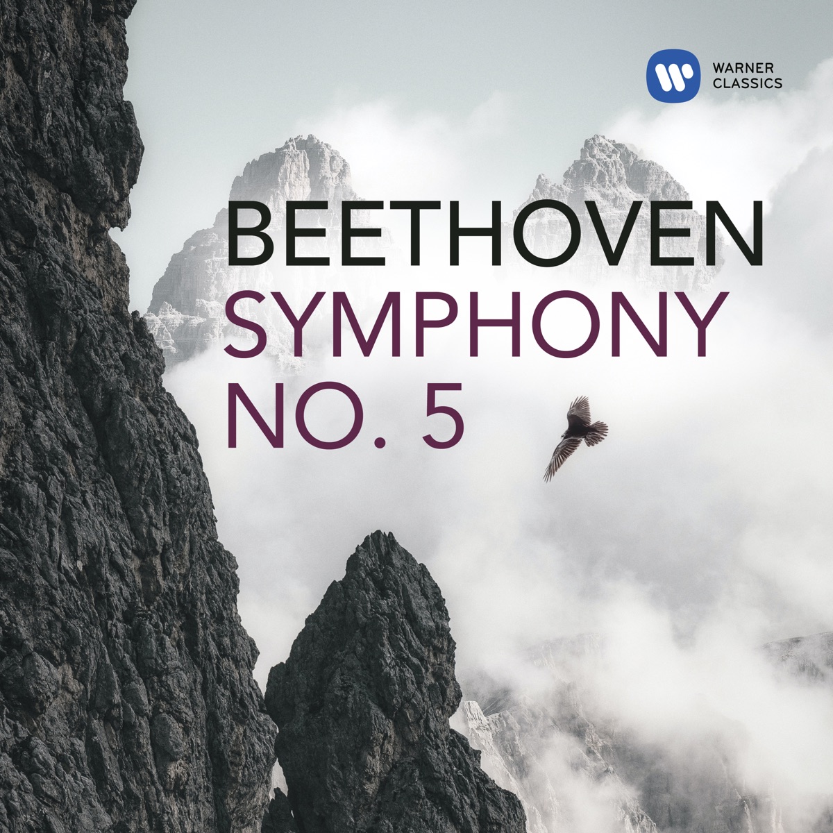 Beethoven: Symphony No. 5 by Kurt Masur & New York Philharmonic album cover